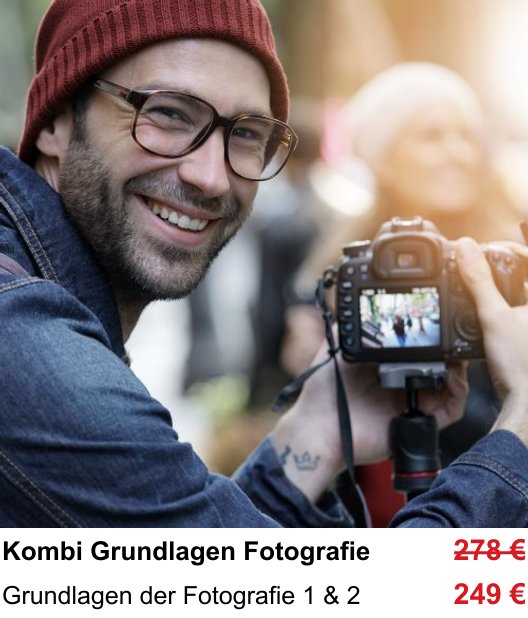 Hannover fotografisch entdecken: Kombi Grundlagen Fotografie – Grundlagen der Fotografie 1 & 2