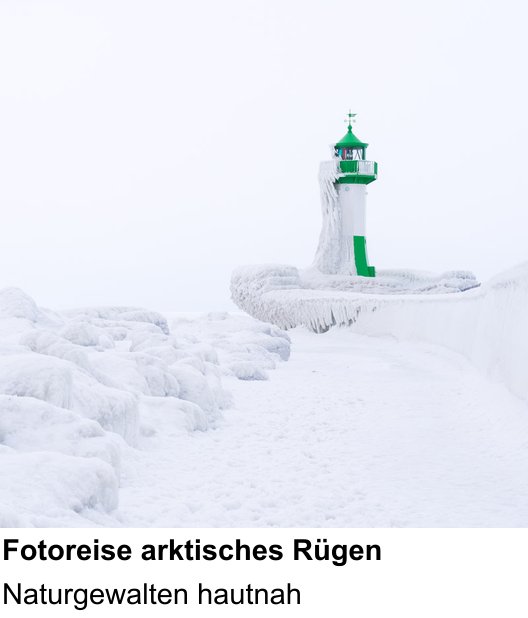Dokumentarischer Fotokurs für Aufnahmen zu Fotoreise arktisches Rügen: Naturgewalten hautnah