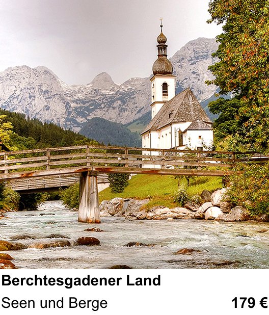 Dokumentarischer Fotokurs für Aufnahmen zu Berchtesgadener Land: Seen und Berge