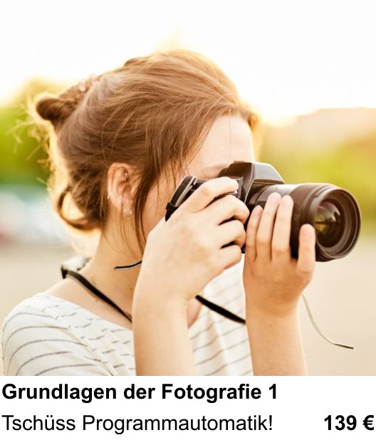 Hannover fotografisch entdecken: Grundlagen der Fotografie 1 – Tschüss Programmautomatik!